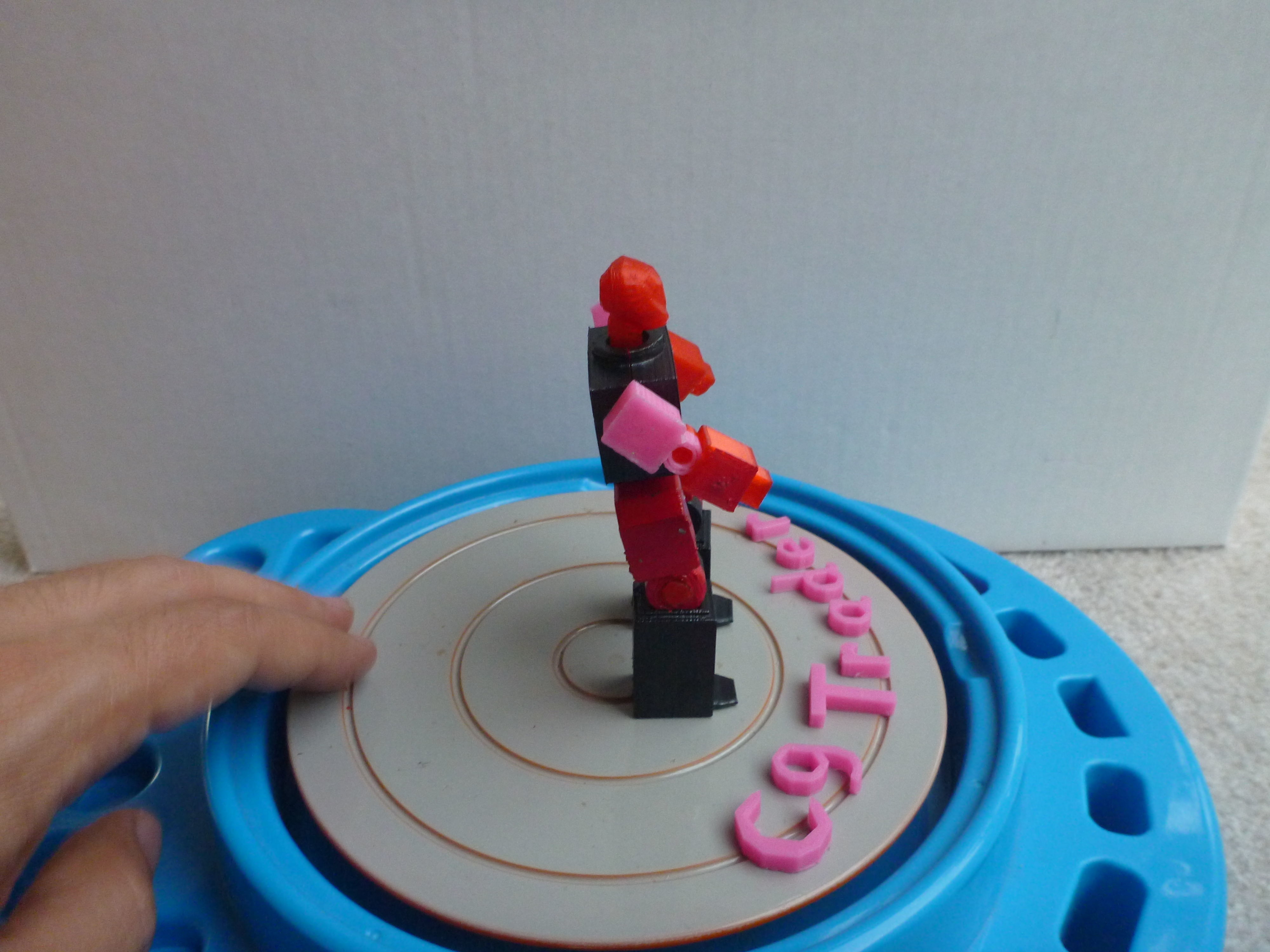 Radio Robot AAA 3D print model_9