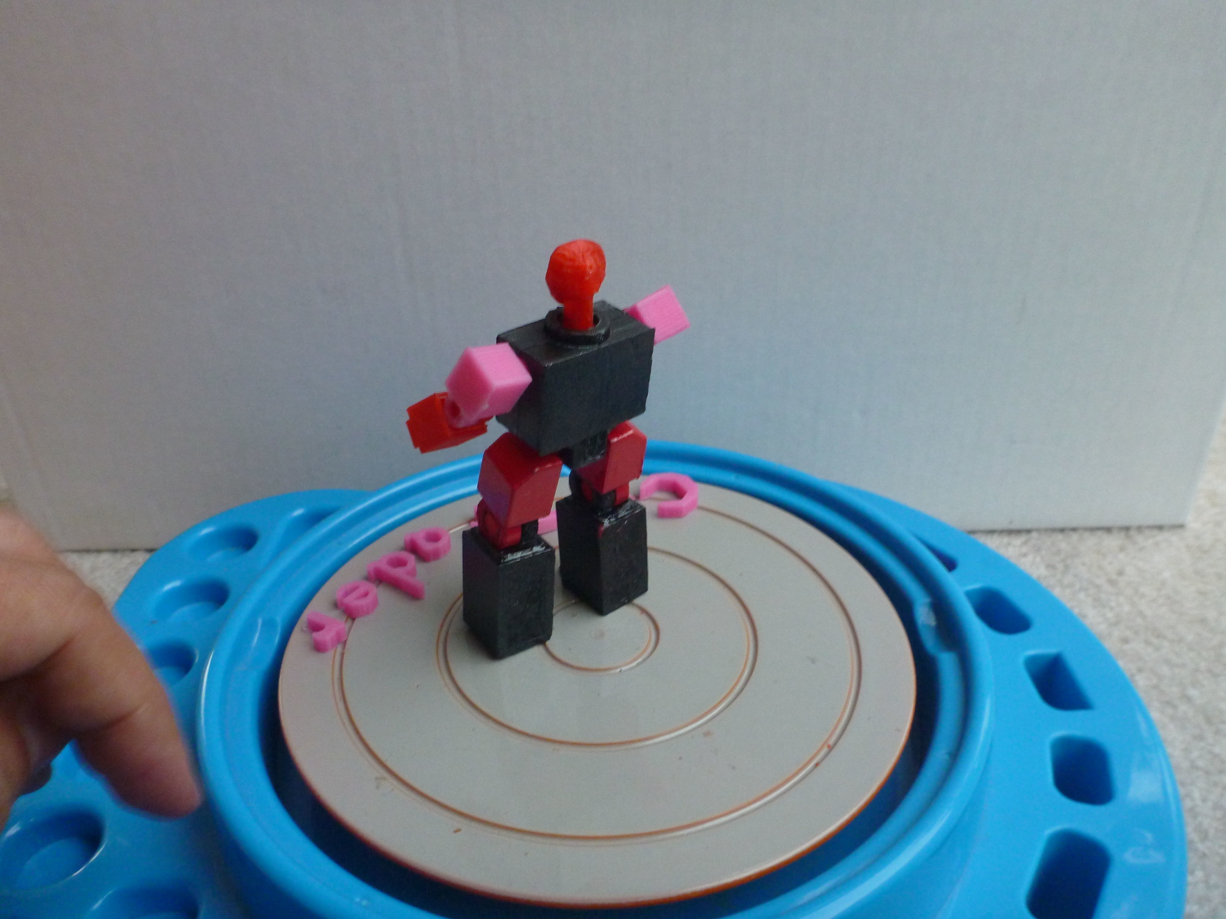 Radio Robot AAA 3D print model_8