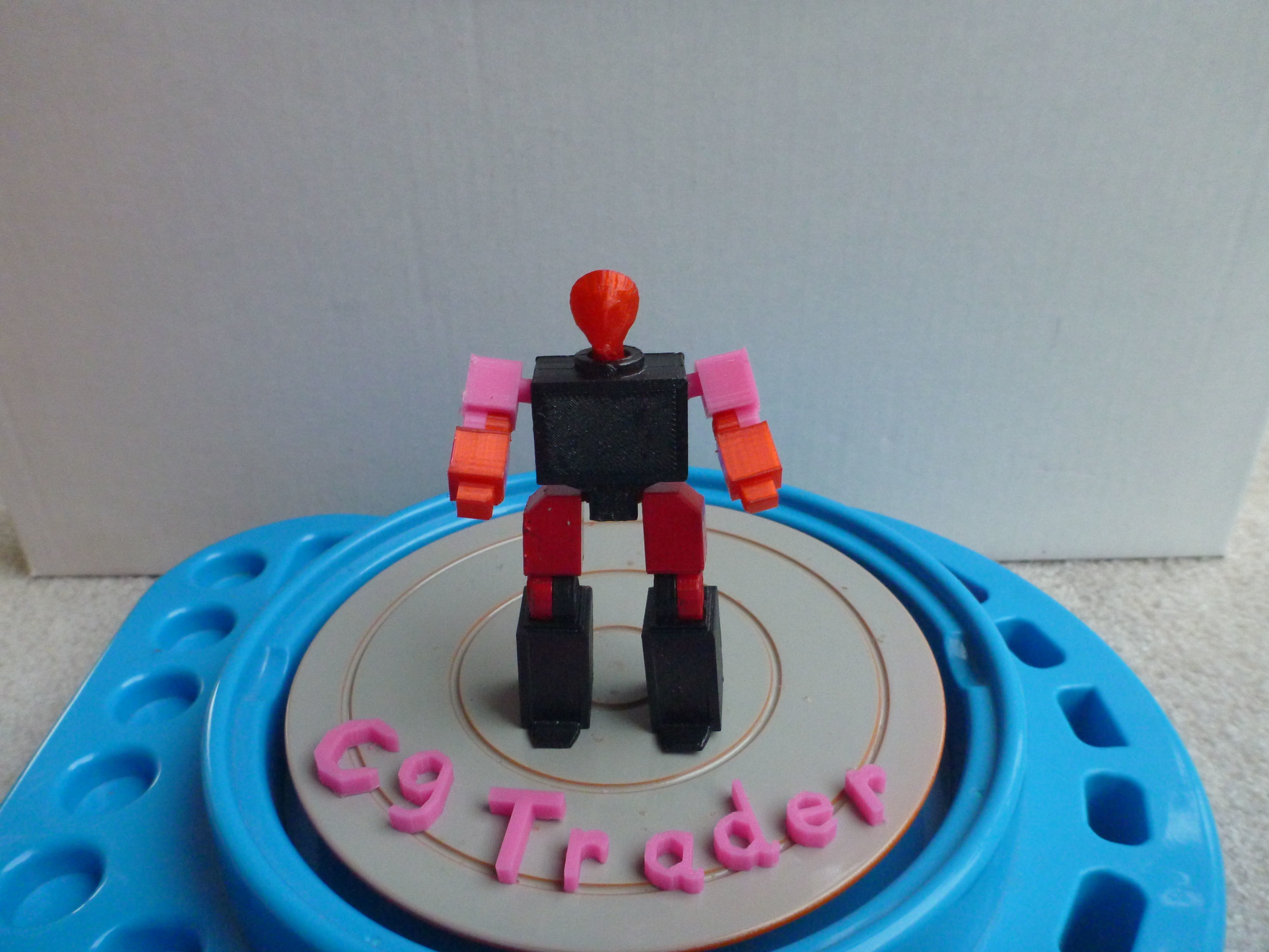 Radio Robot AAA 3D print model_10
