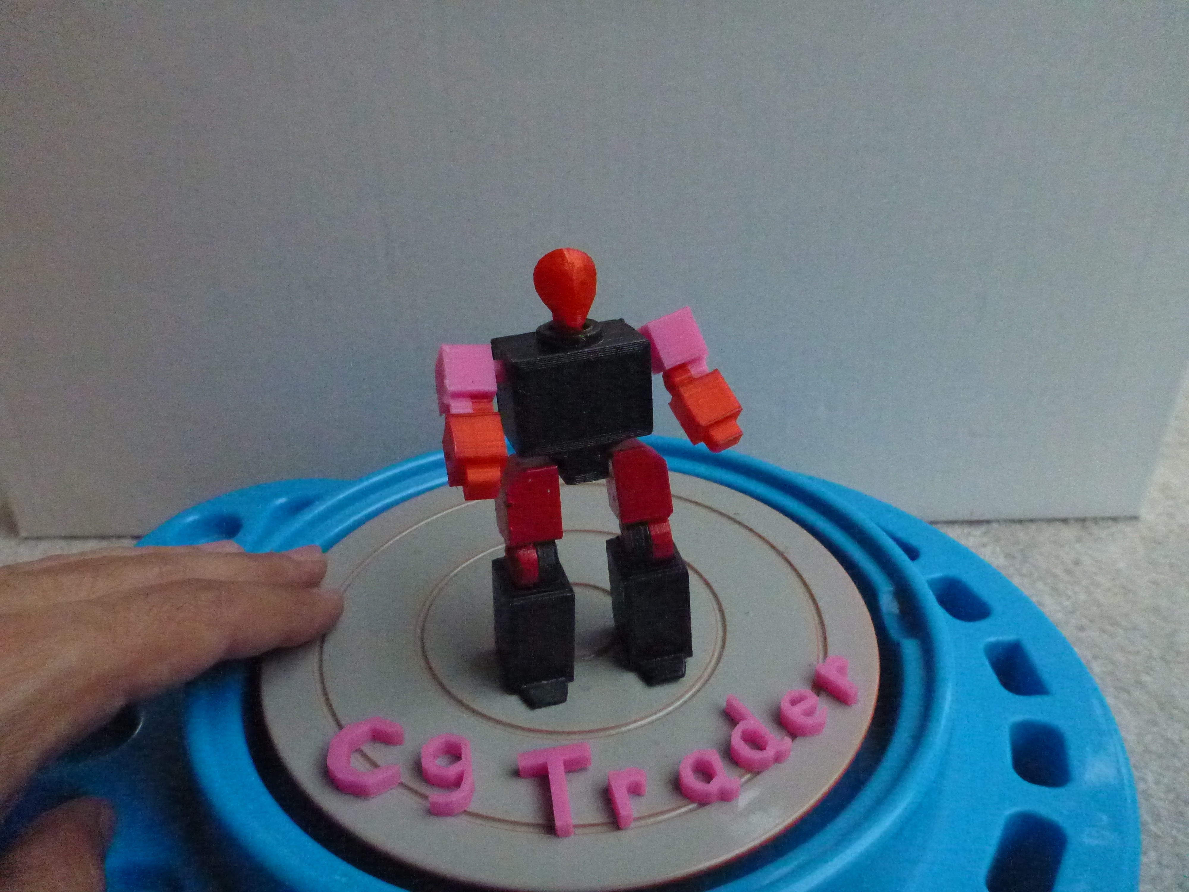 Radio Robot AAA 3D print model_31
