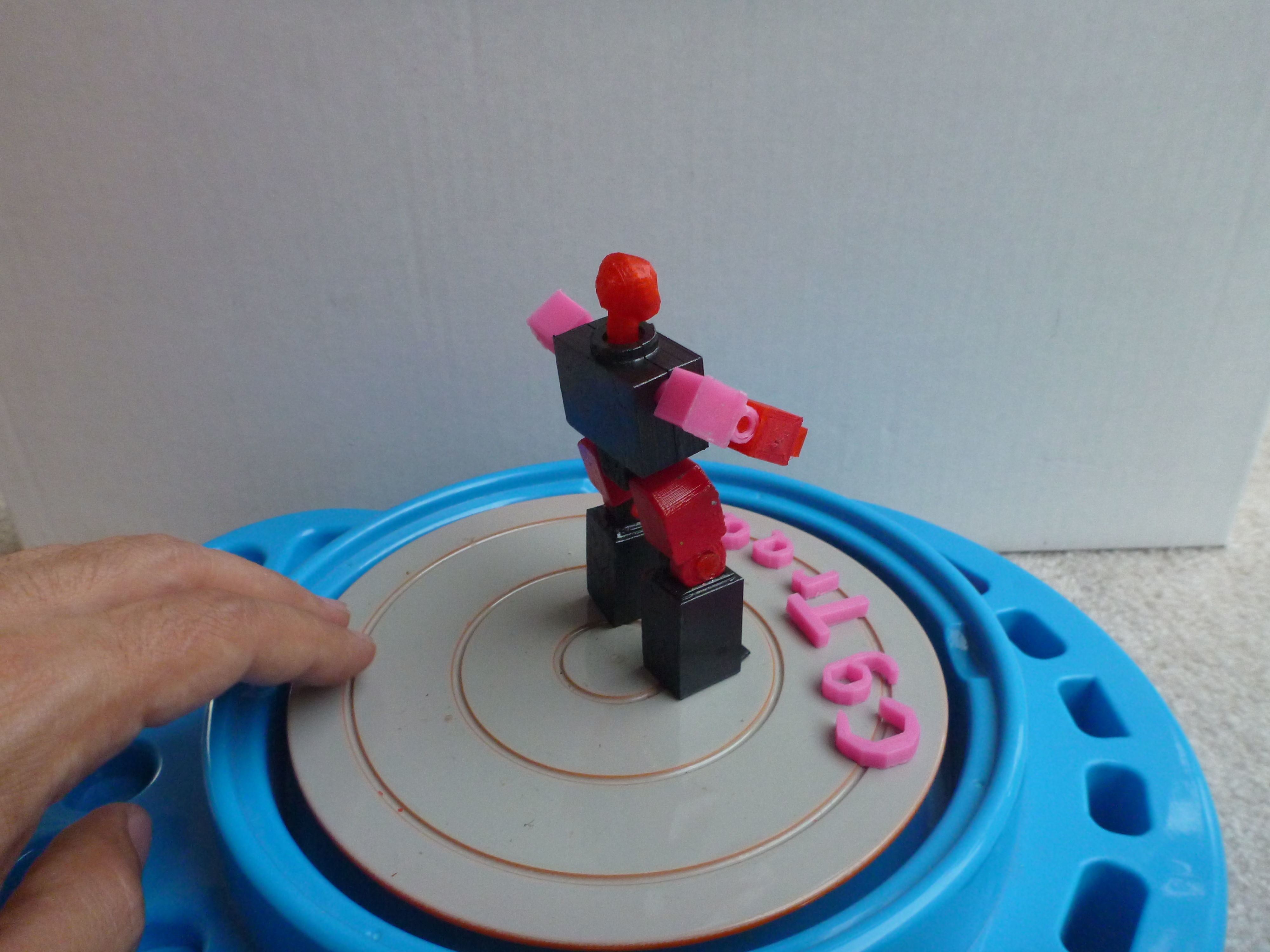 Radio Robot AAA 3D print model_11