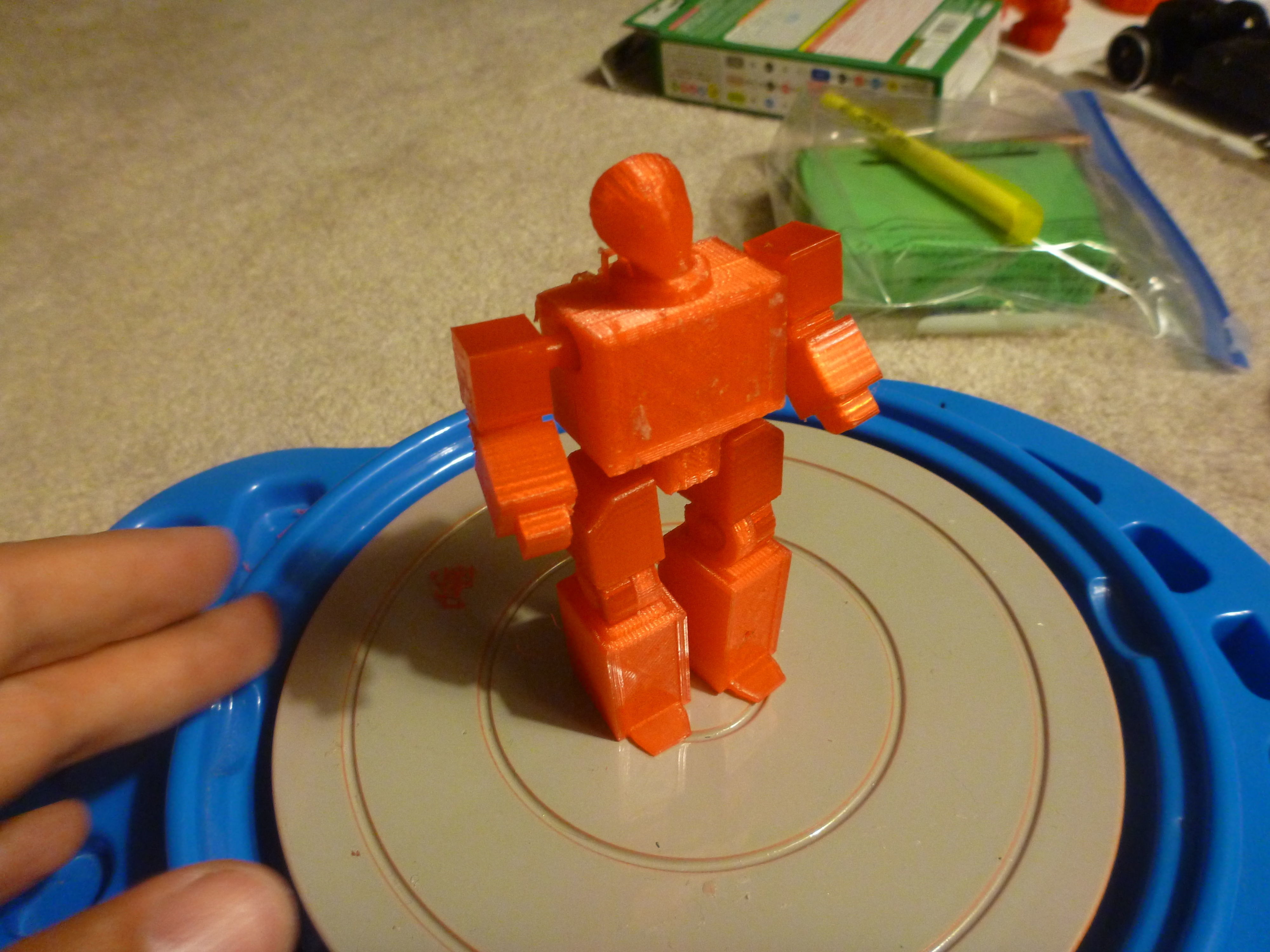 Radio Robot AAA 3D print model_5