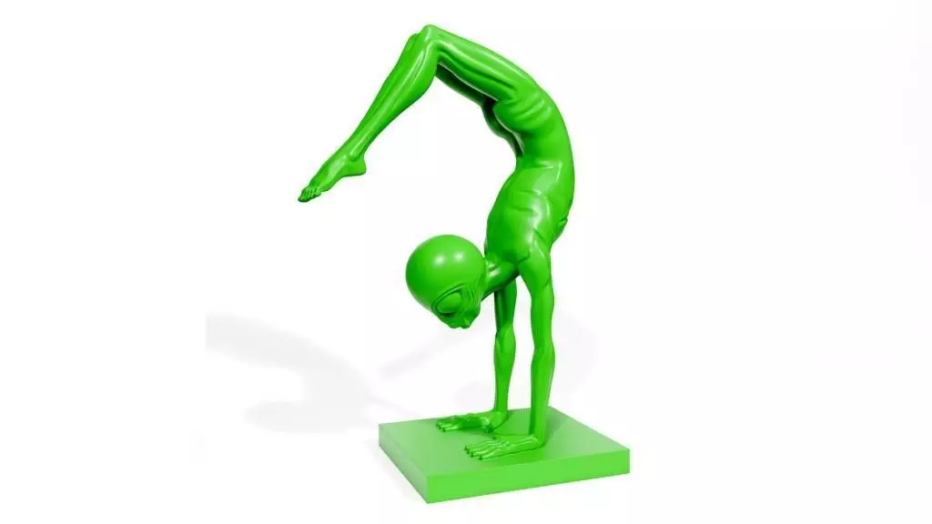 Yoga Alien 2 3D print model