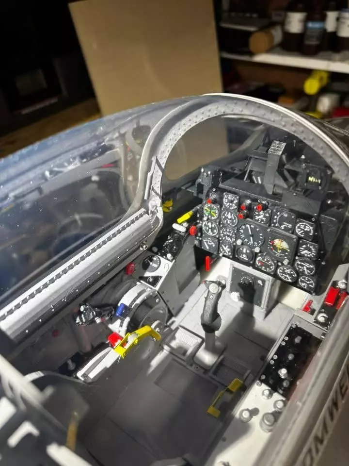 F86 sabre Skymaster 1-5 scale Complete cockpit 3D print model