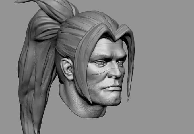 King Varian fan bust 3D model