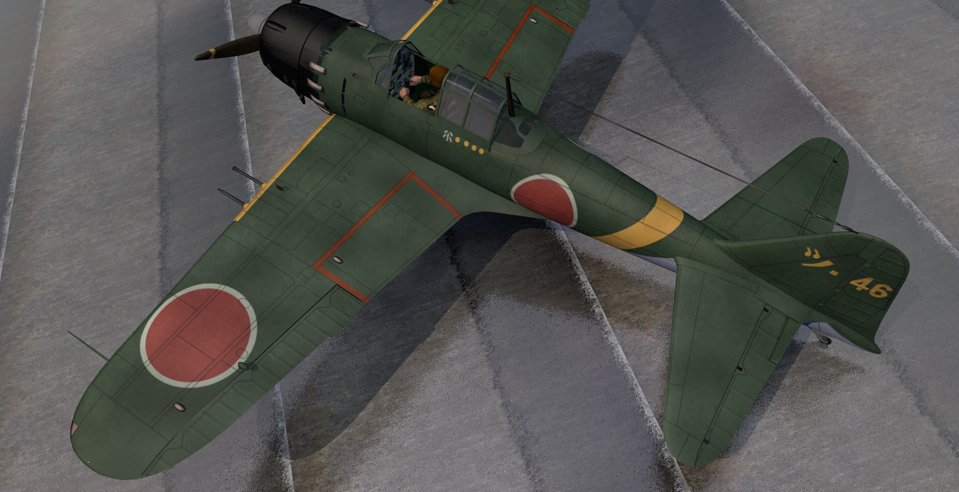 Mitsubishi A6M5 Zero - aka Zeke 3D model_6