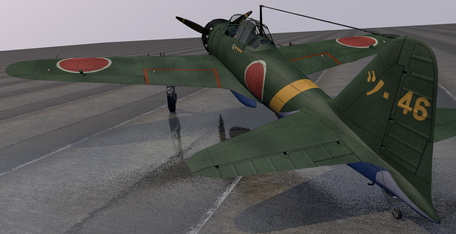 Mitsubishi A6M5 Zero - aka Zeke 3D model_8