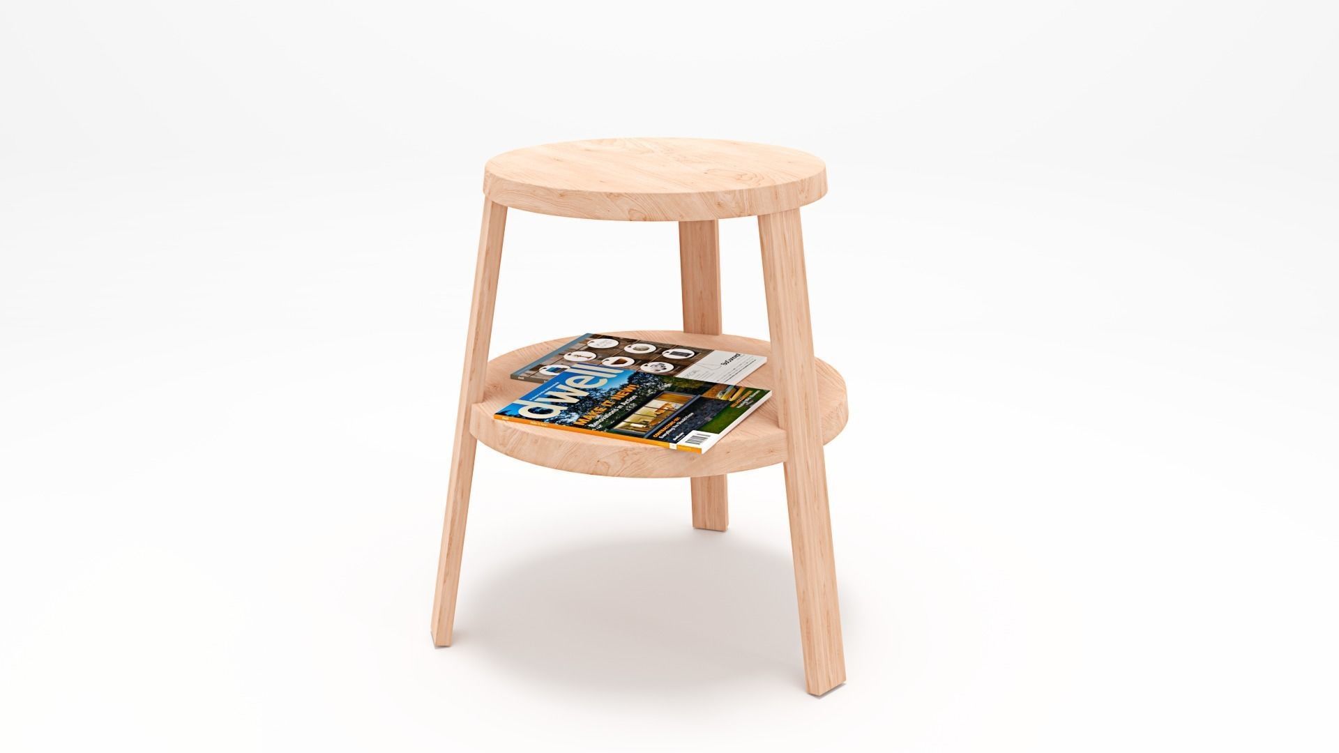 Karimoku New Standard Stools Free 3D model