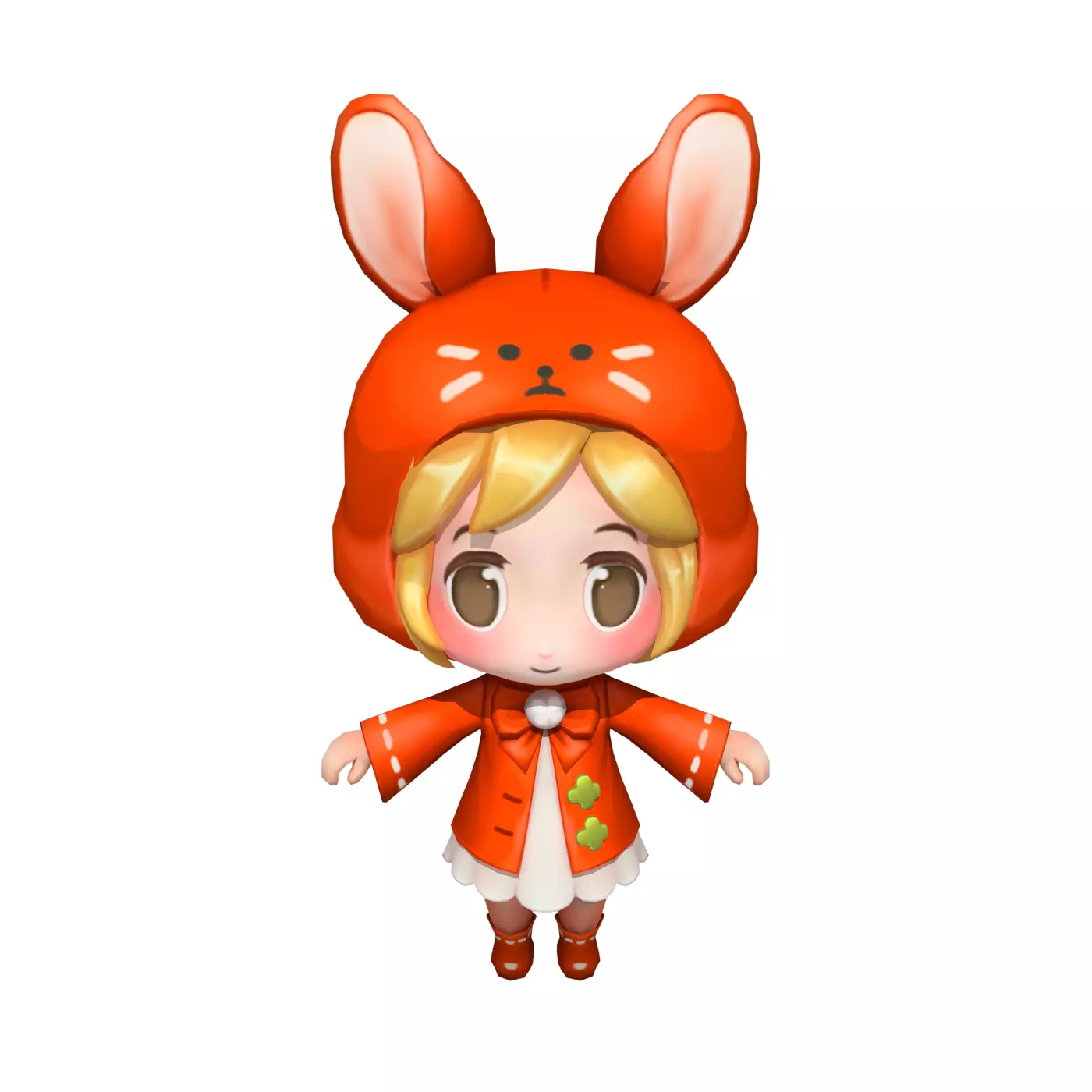 little Red Riding Hood Low-poly 3D model