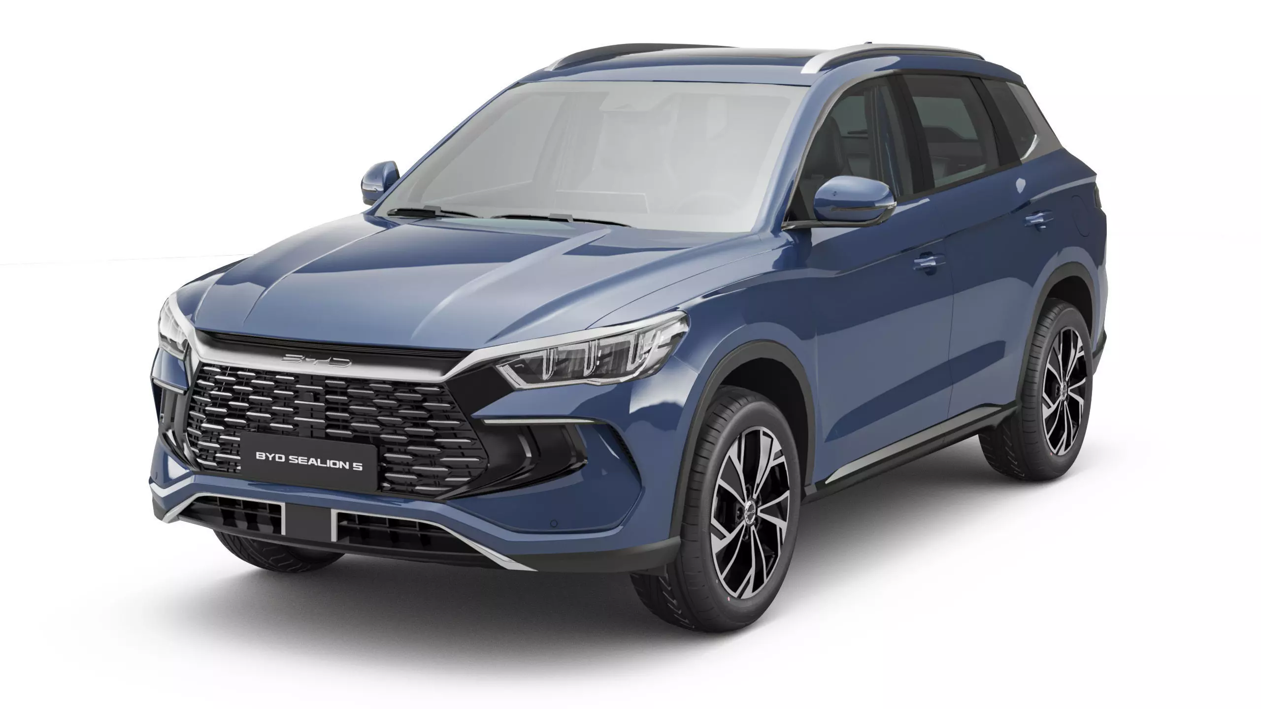 2026 BYD Sealion 5 DM-i Left Hand Drive with Interior 3D model