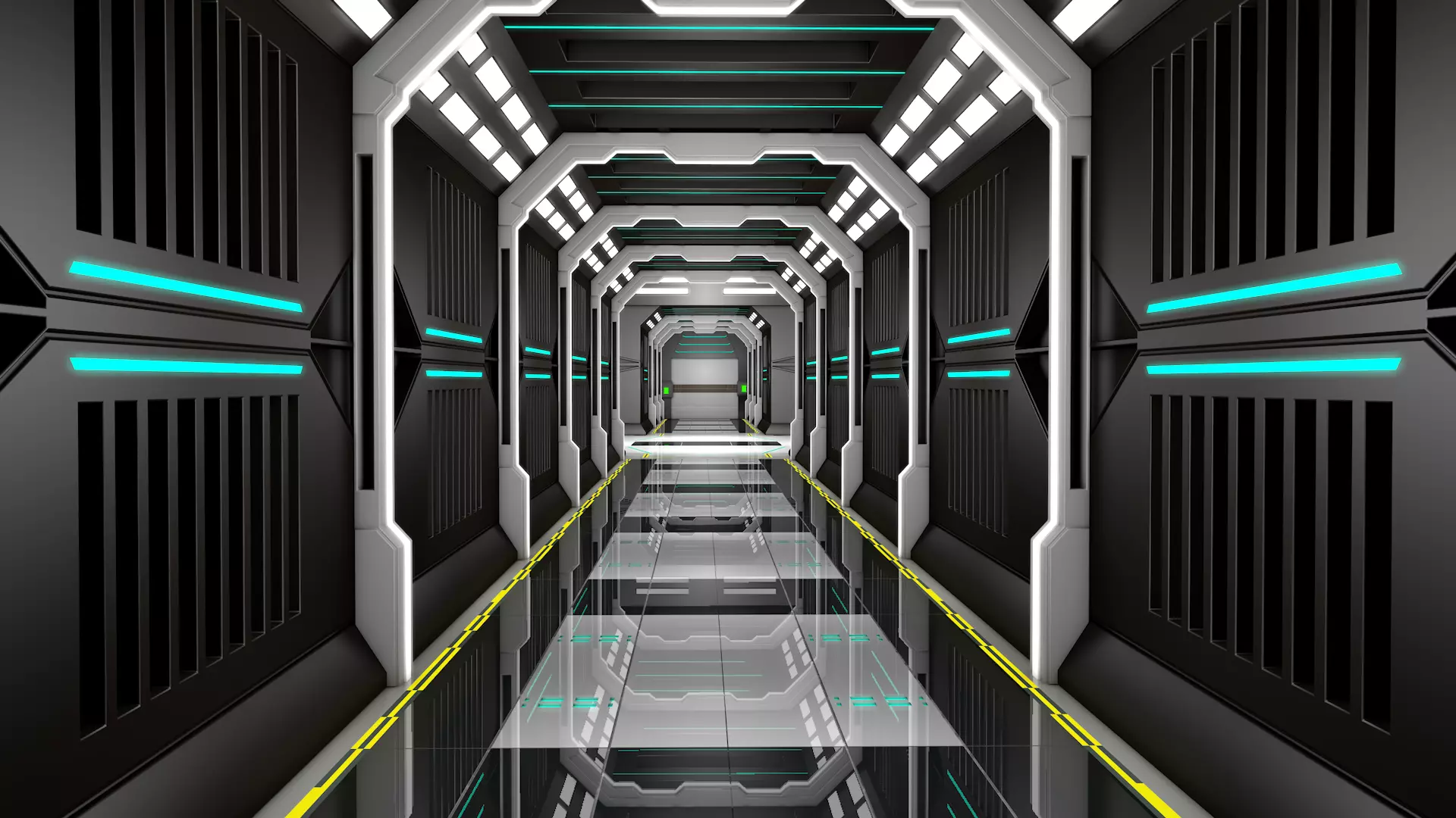 Sci Fi Corridor 3D model