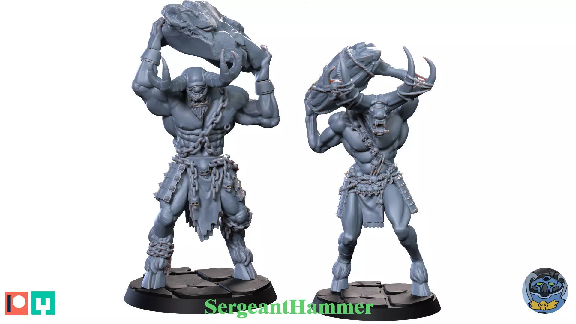 Minotaur Brutes 3D print model