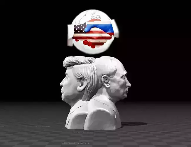 Bust of Worlds Greatest Leaders 3D print model