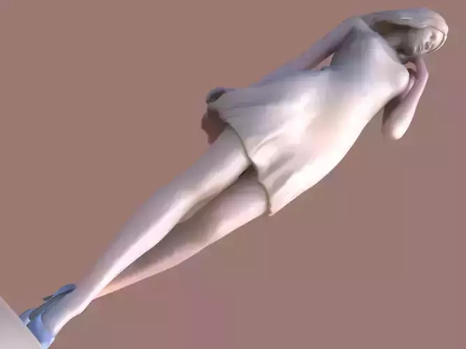 Woman Walking 3D print model