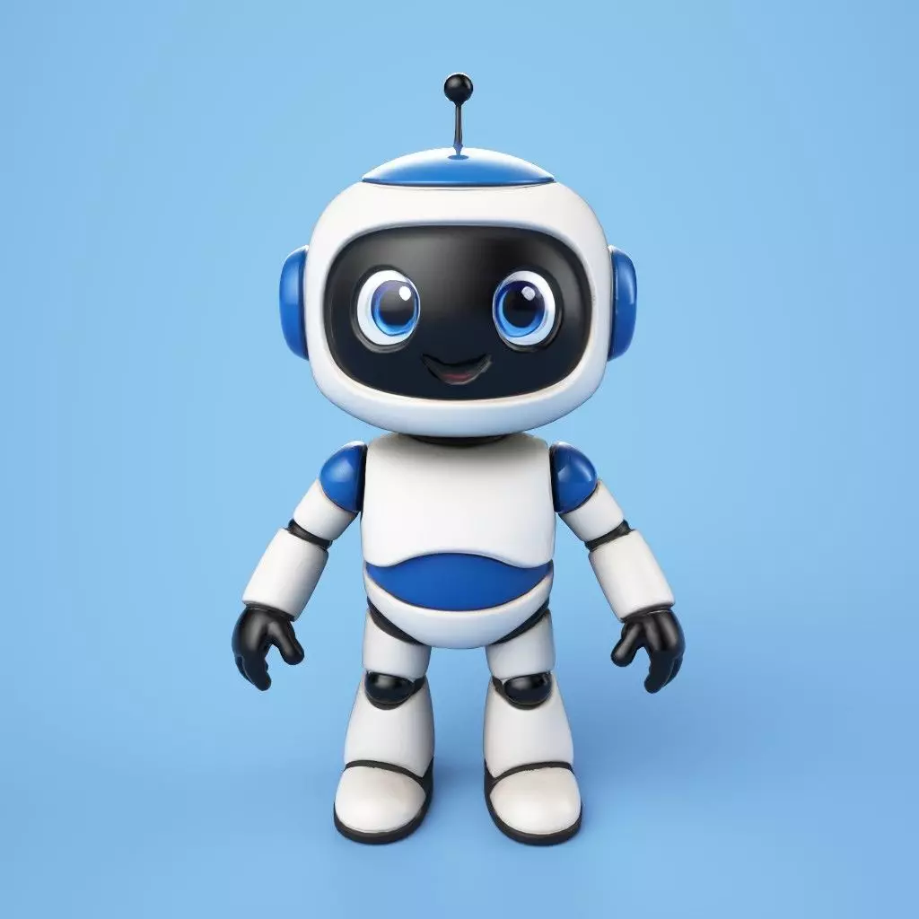 Cartoon Robot 3D model
