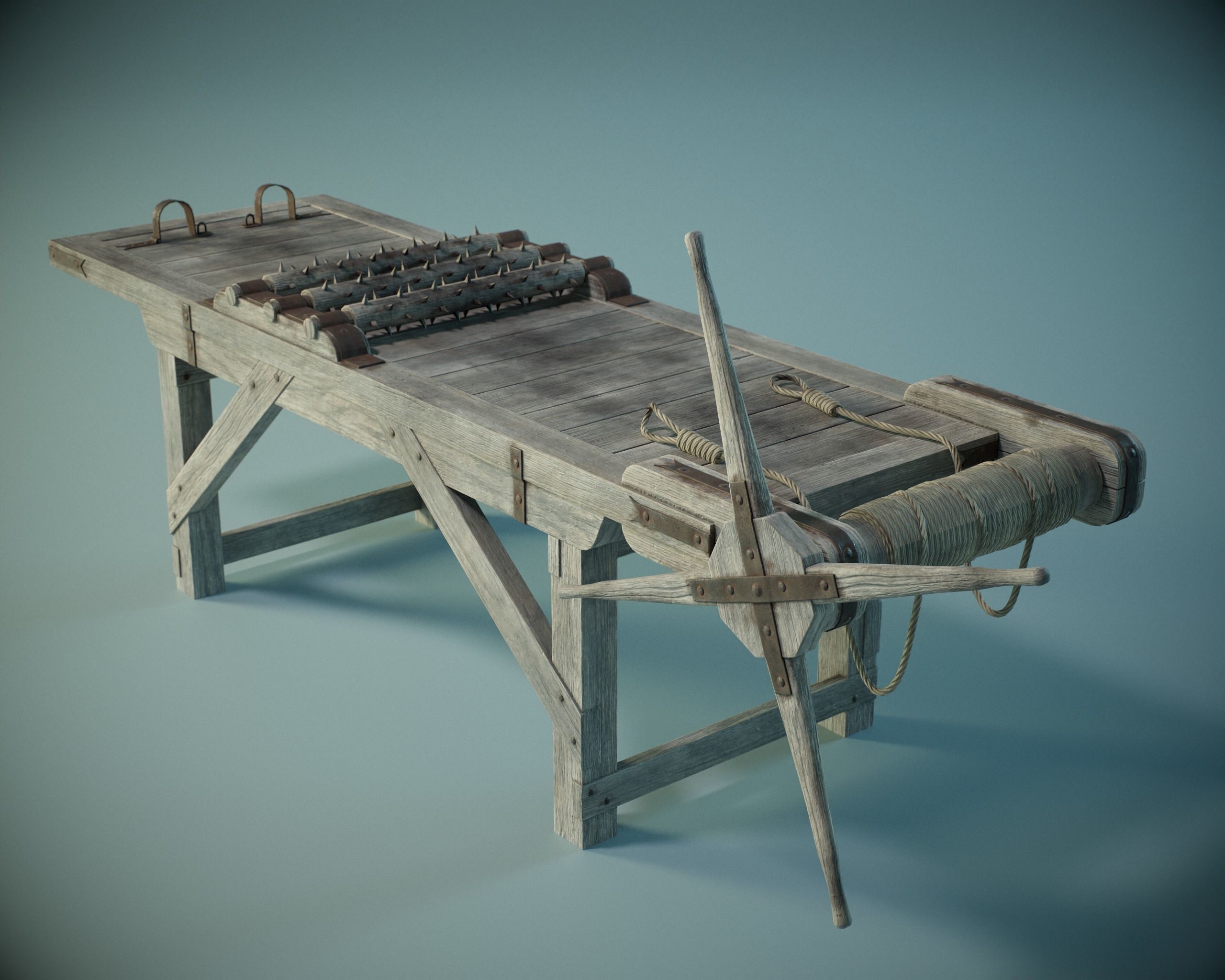 Medieval Torture Pack Low-poly 3D model_22