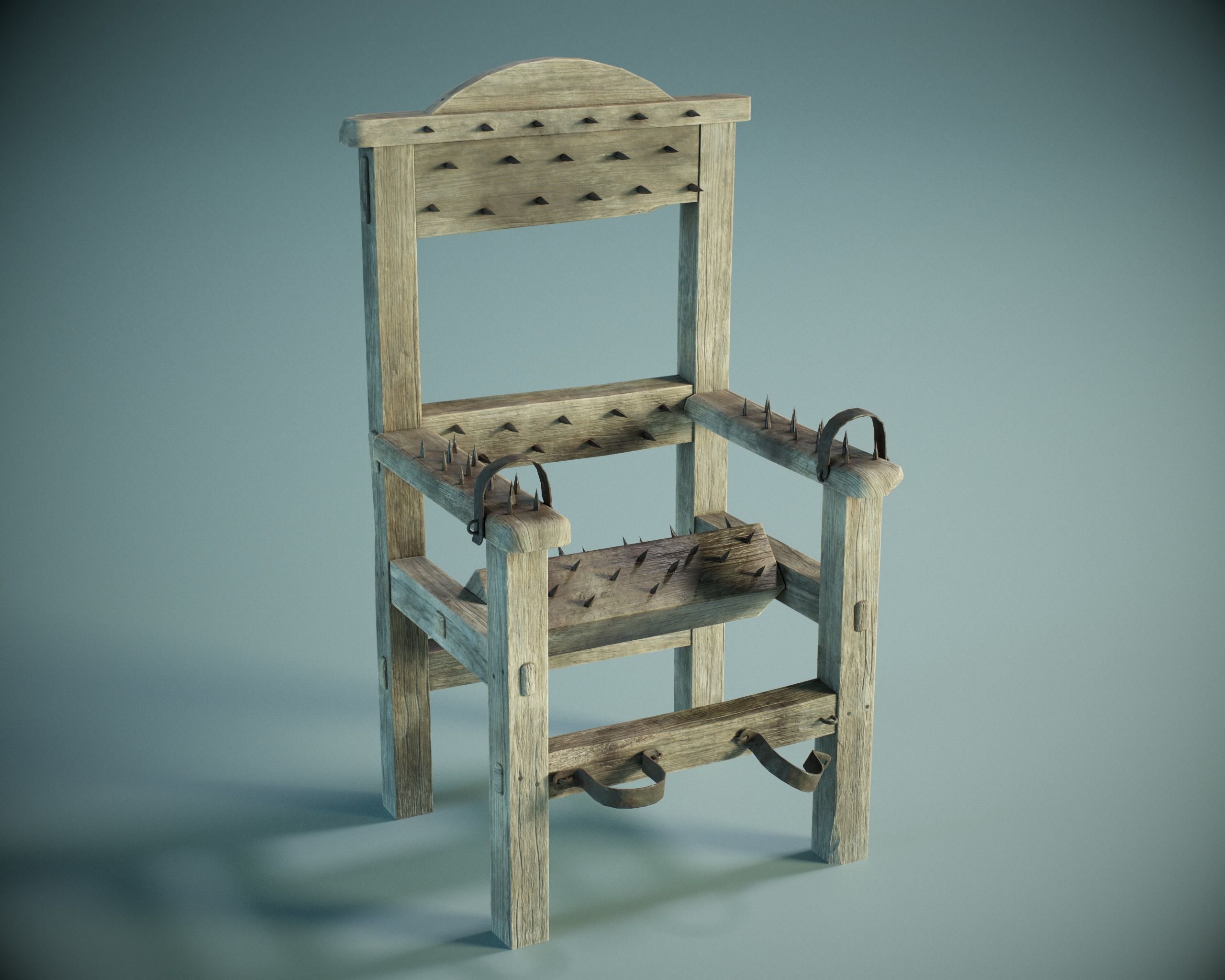 Medieval Torture Pack Low-poly 3D model_20