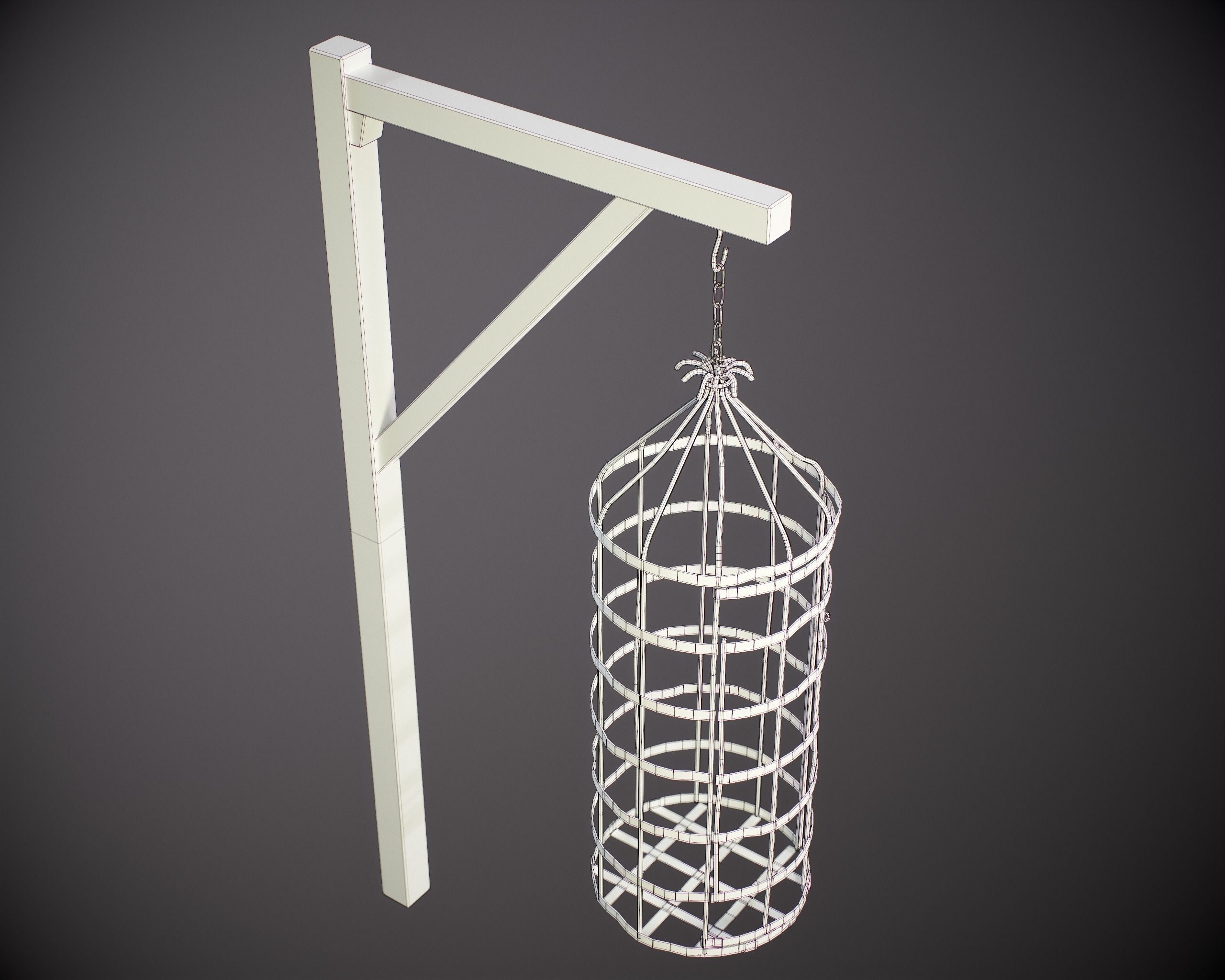 Medieval Torture Pack Low-poly 3D model_15