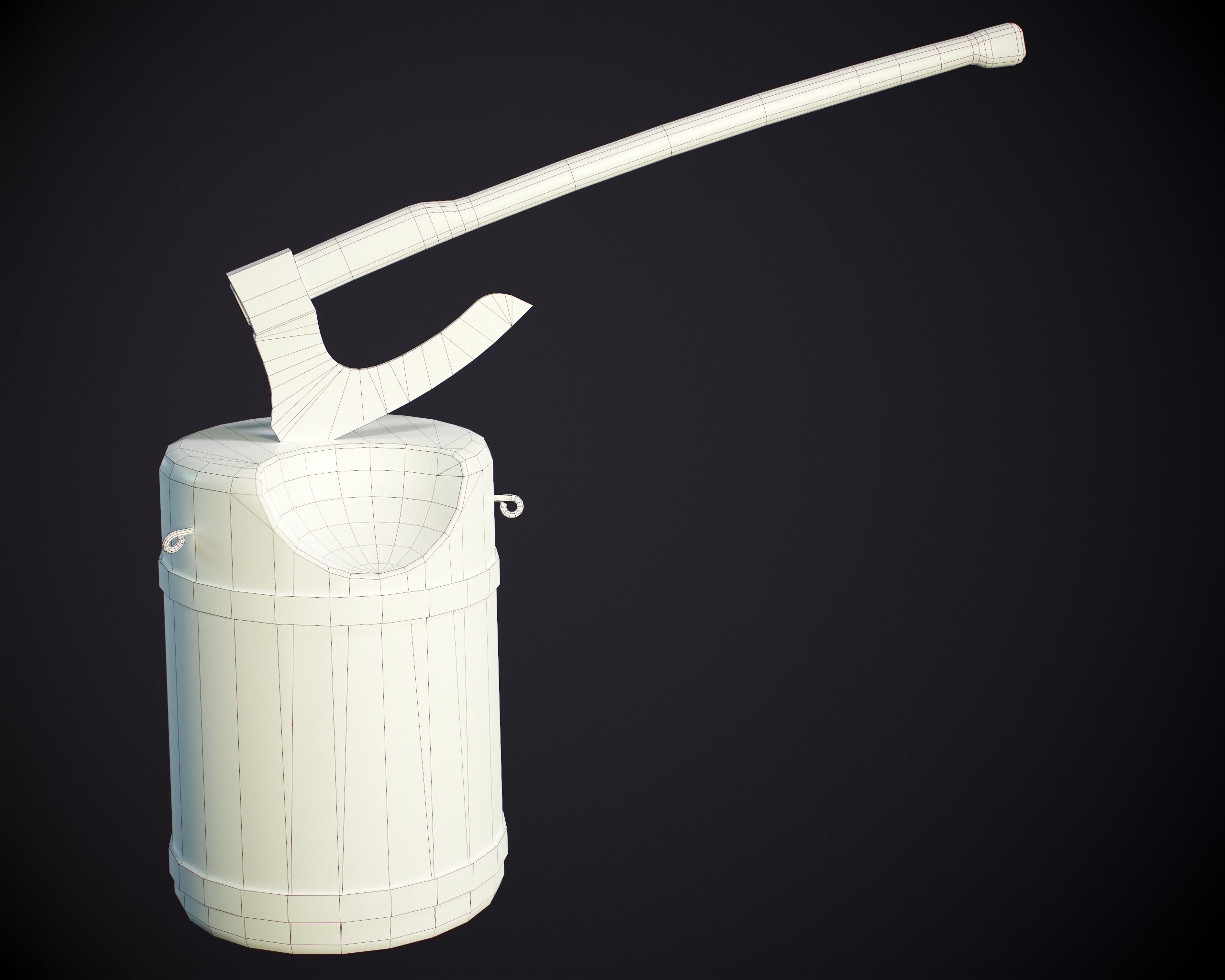 Medieval Torture Pack Low-poly 3D model_17