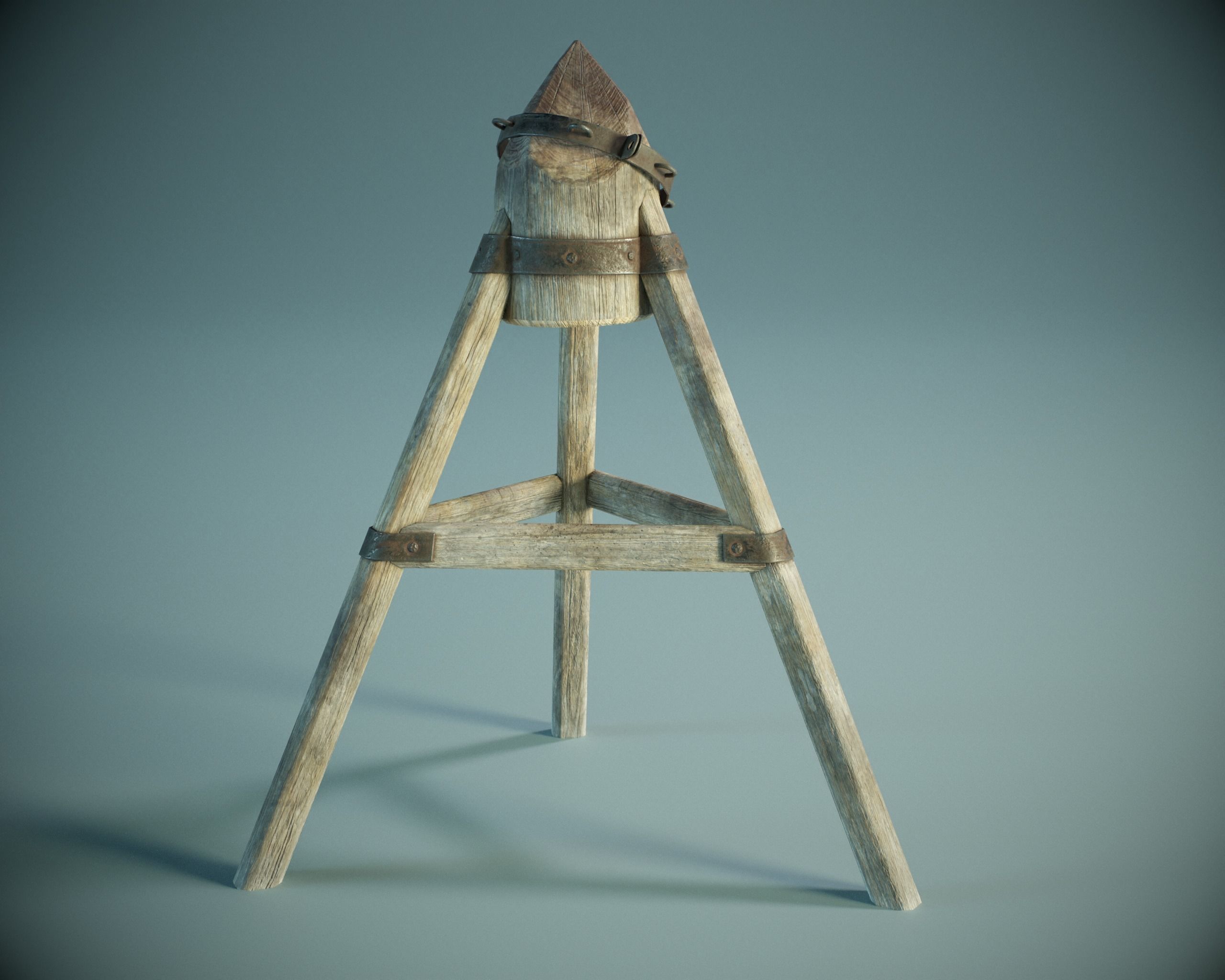 Medieval Torture Pack Low-poly 3D model_18