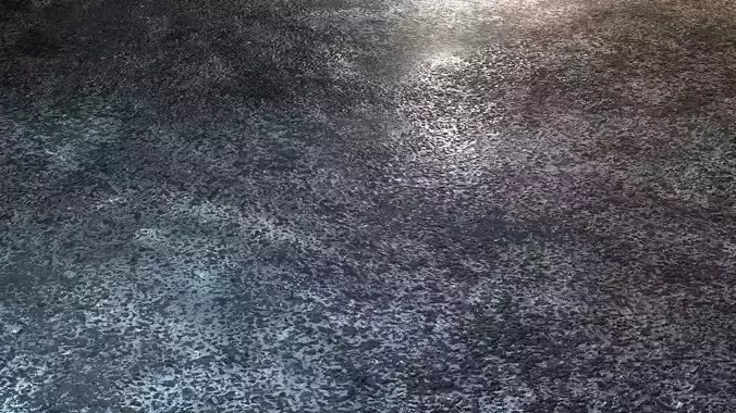 Frozen Asphalt 8K PBR Texture