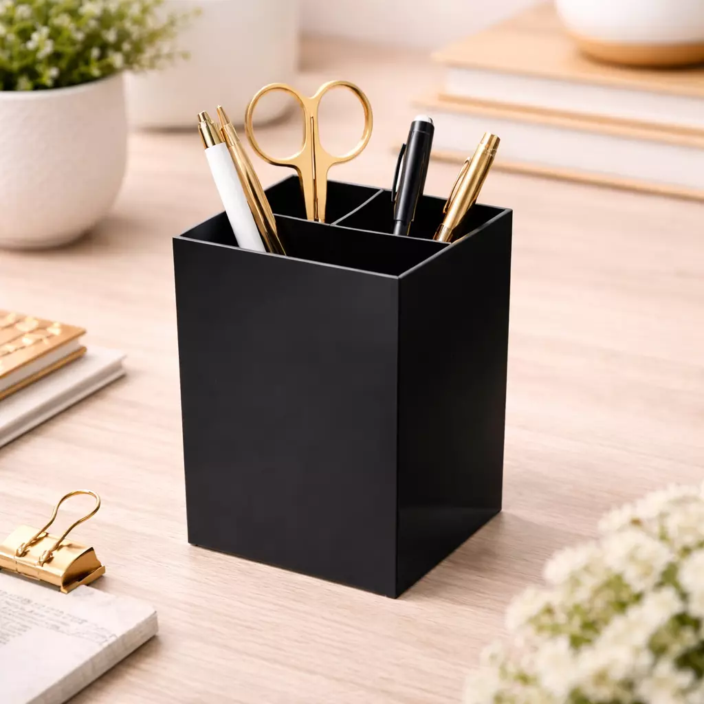 Minimalist Desk Organizer 3D Model stl 3D print model