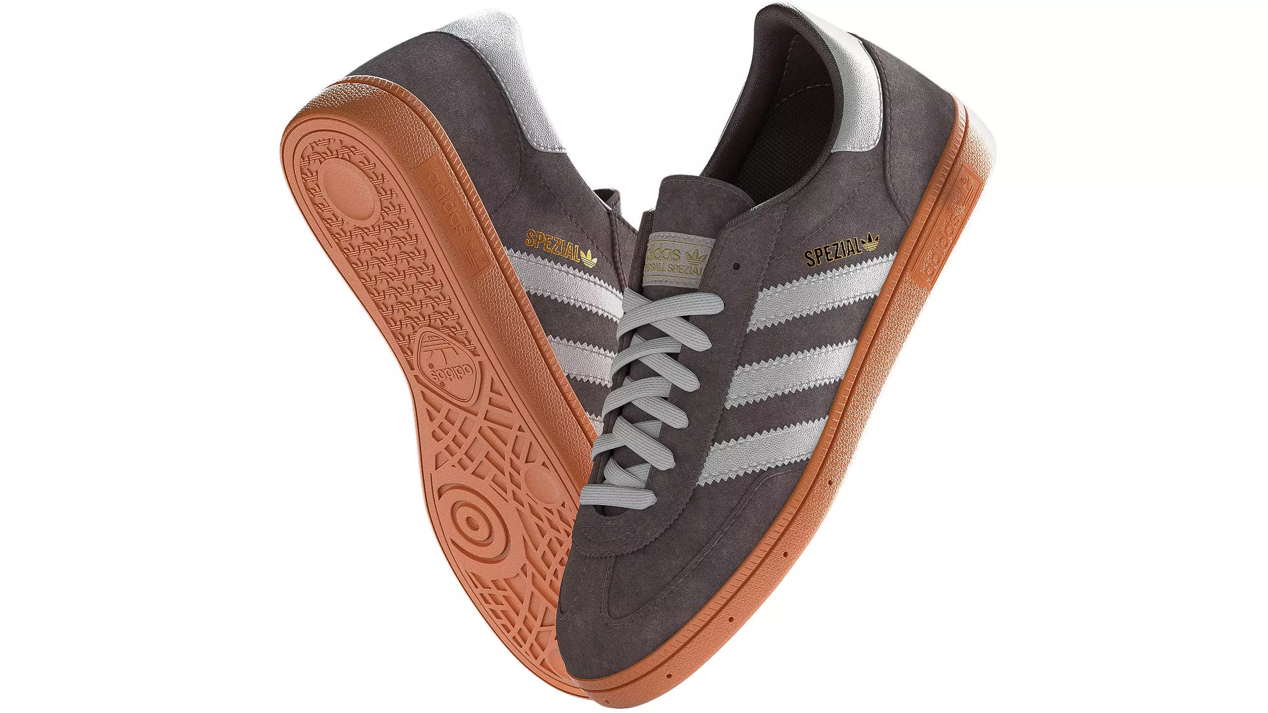 Adidas Spezial Low-poly 3D model