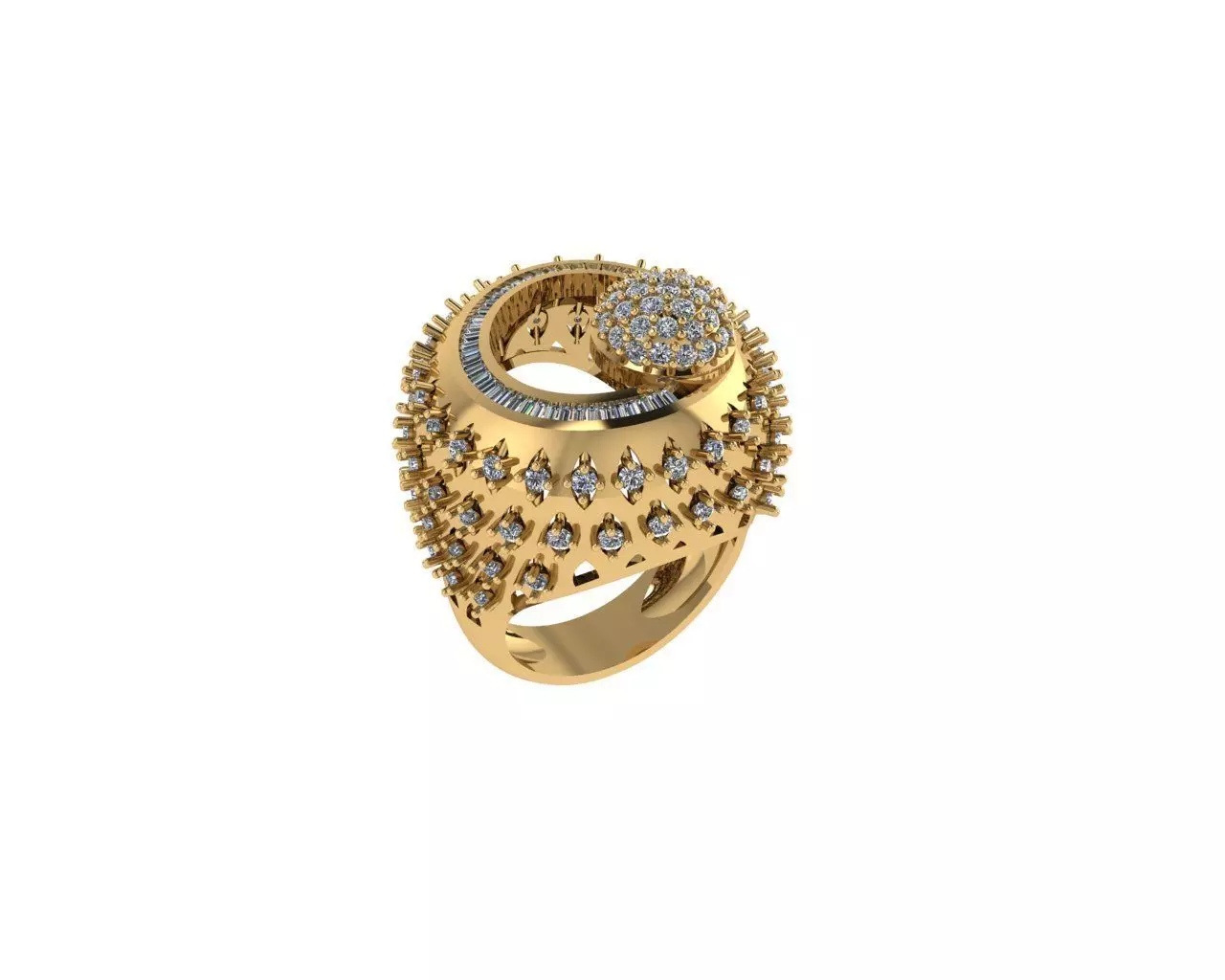 Woman Rings 3D print model