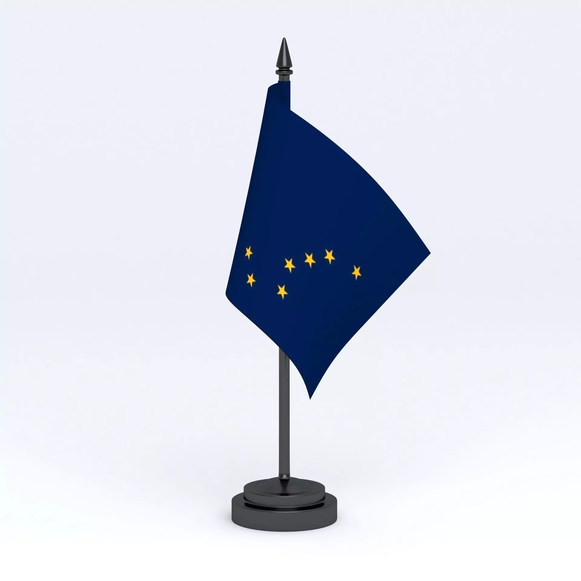 Table Flag Alaska 3D model
