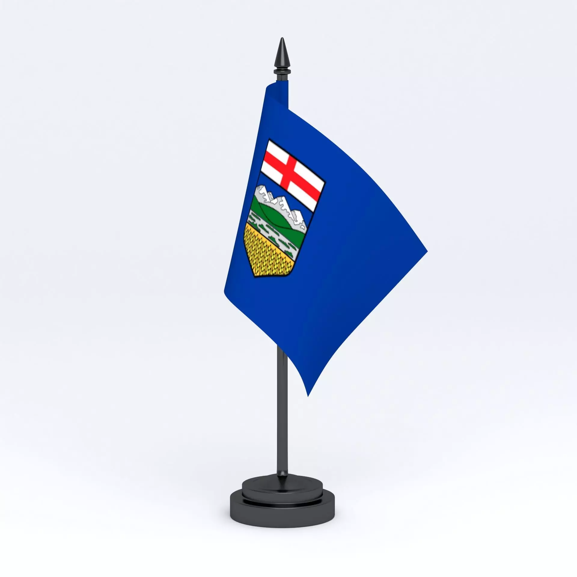 Table Flag Alberta 3D model