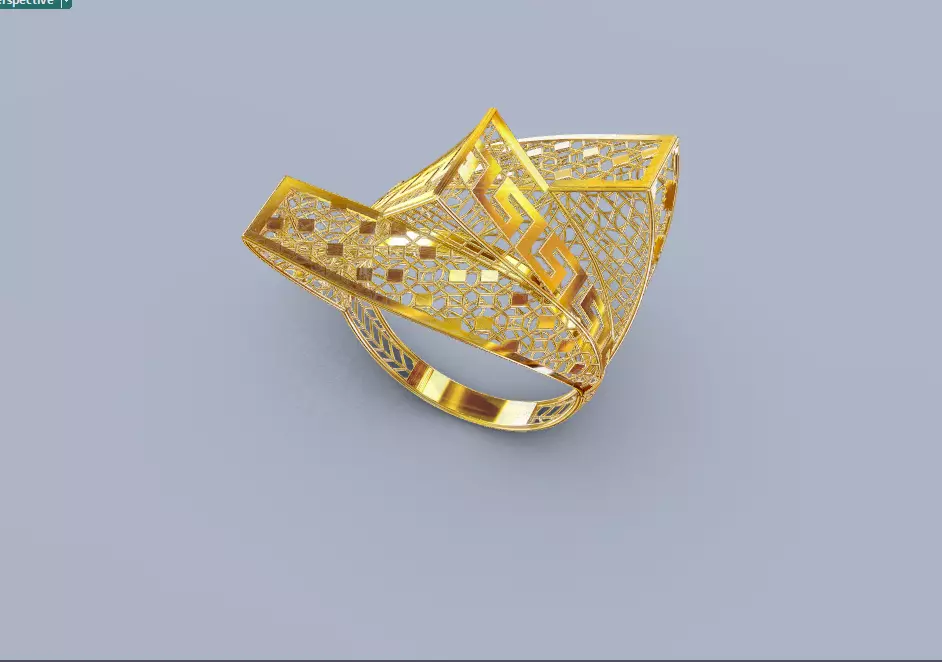 desgn gold 22k Ready for printing and lightweight stl Free 3D print model