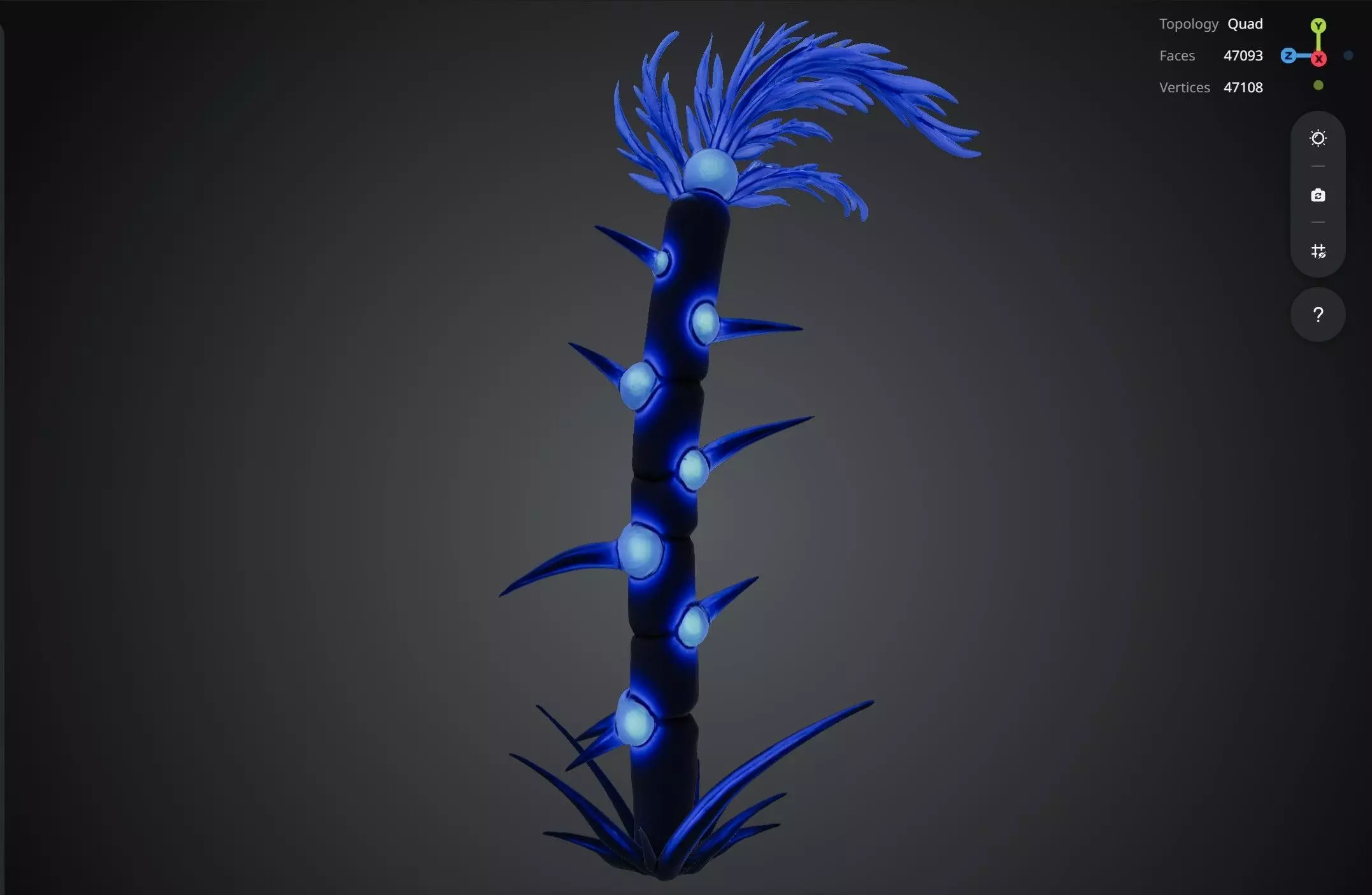 Aquatic Plant 3D model