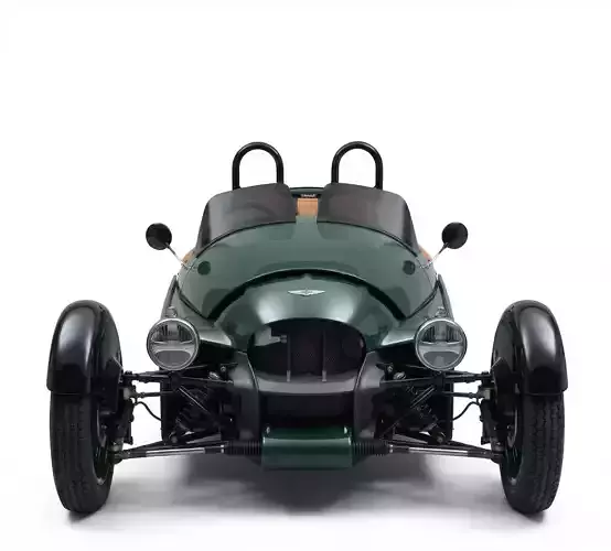 Morgan Super 3 Roadster Low-poly 3D model 6