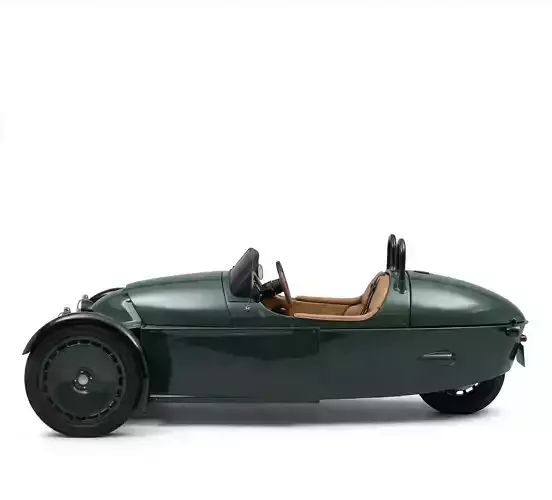 Morgan Super 3 Roadster Low-poly 3D model 2