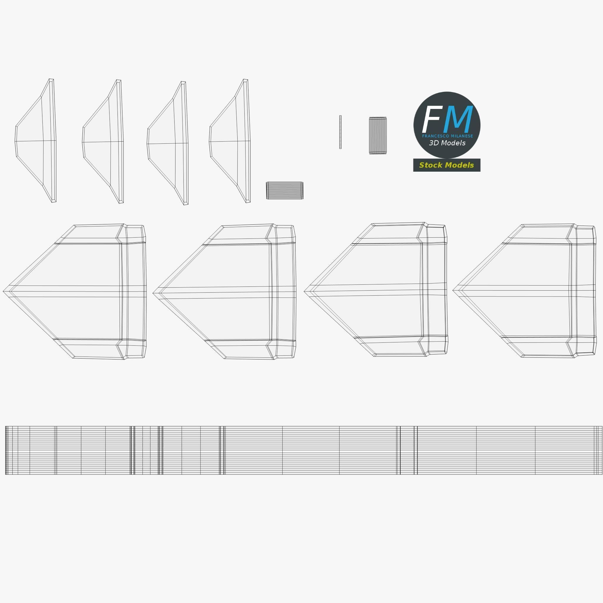 AIM-9M Sidewinder missile 3D model_11