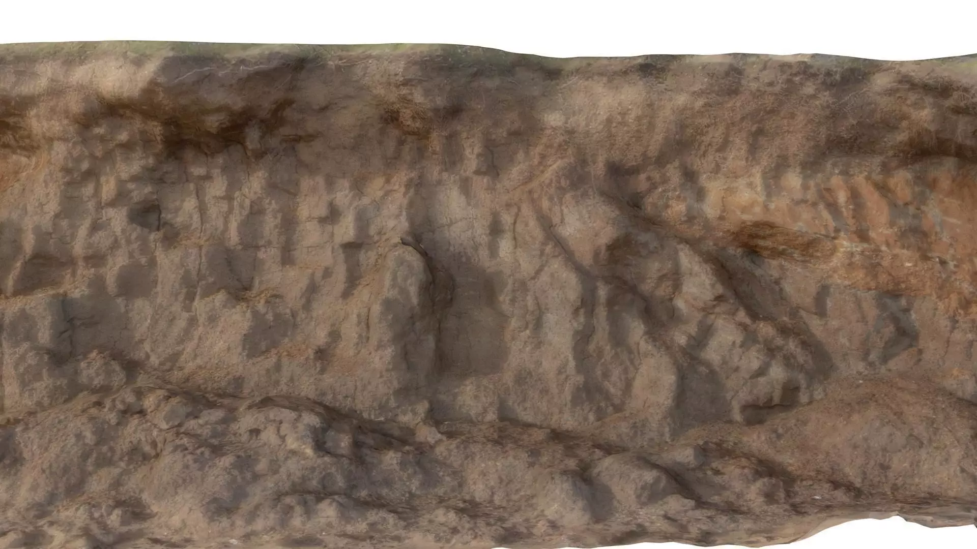 Eroding Beach Cliff 01 Low-poly 3D model