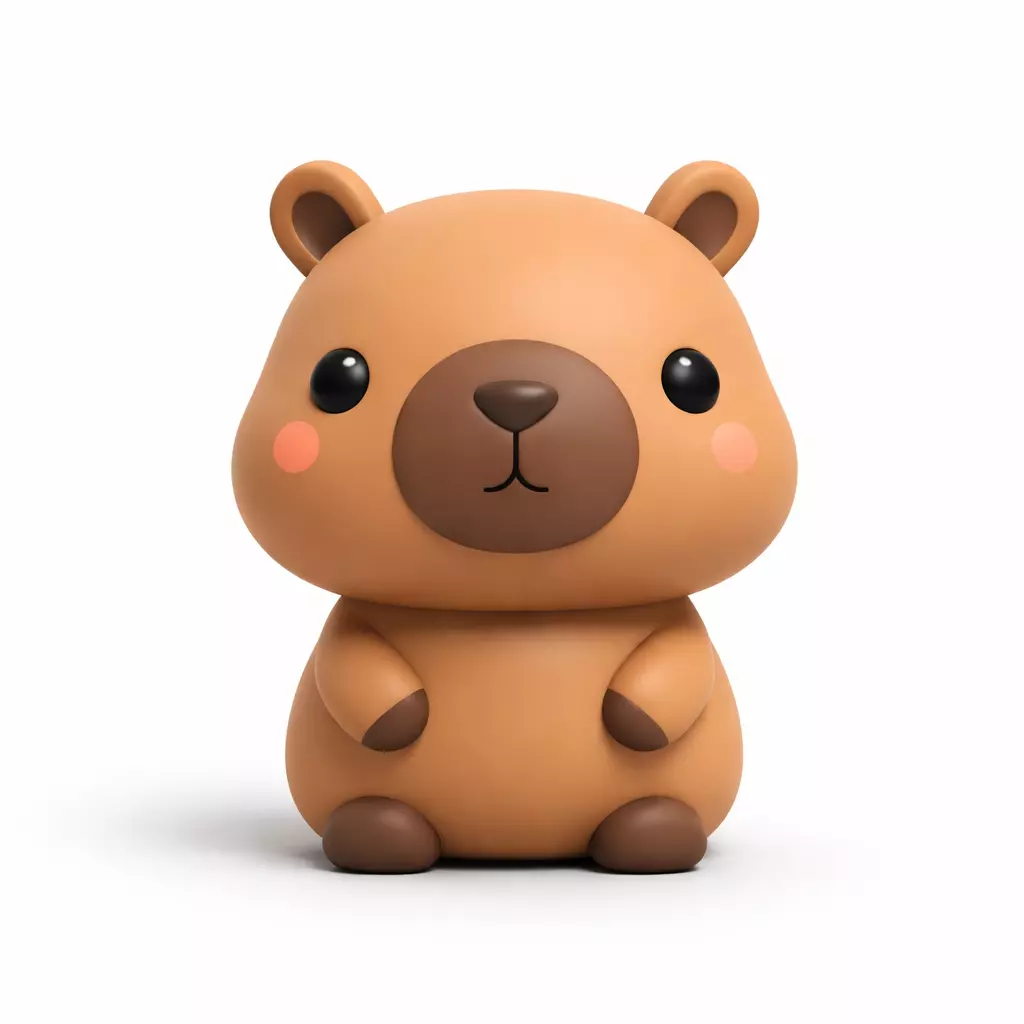Capybara 3D print model
