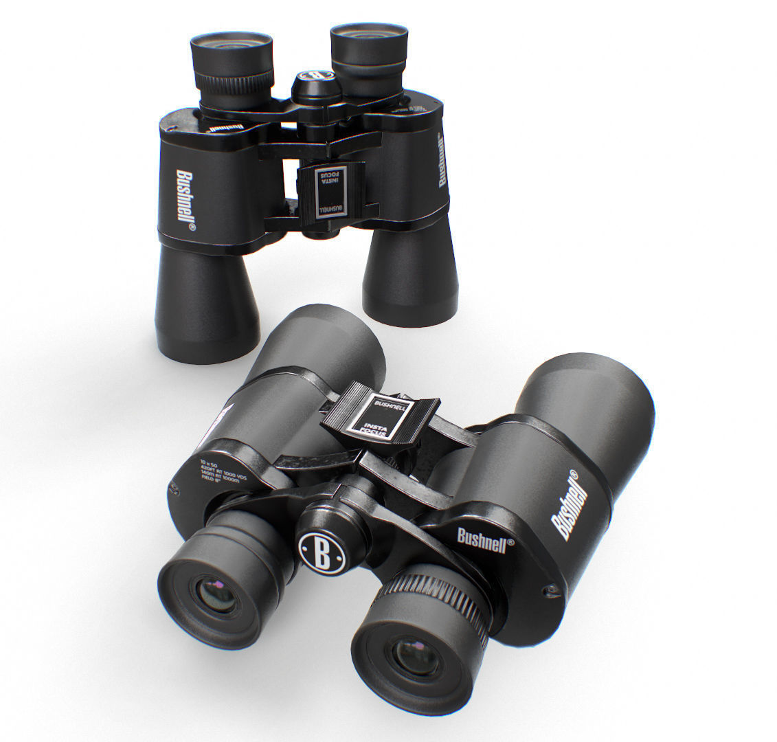 Binoculars 10 X 50 Bushnell Game Ready Low-poly 3D model_3