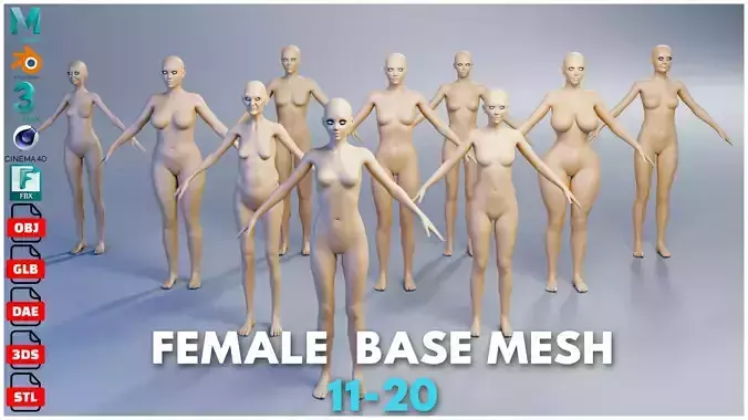 Female Basemesh 11-20