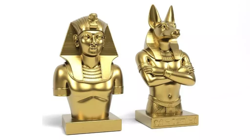 Egyptian figurines 3D print model