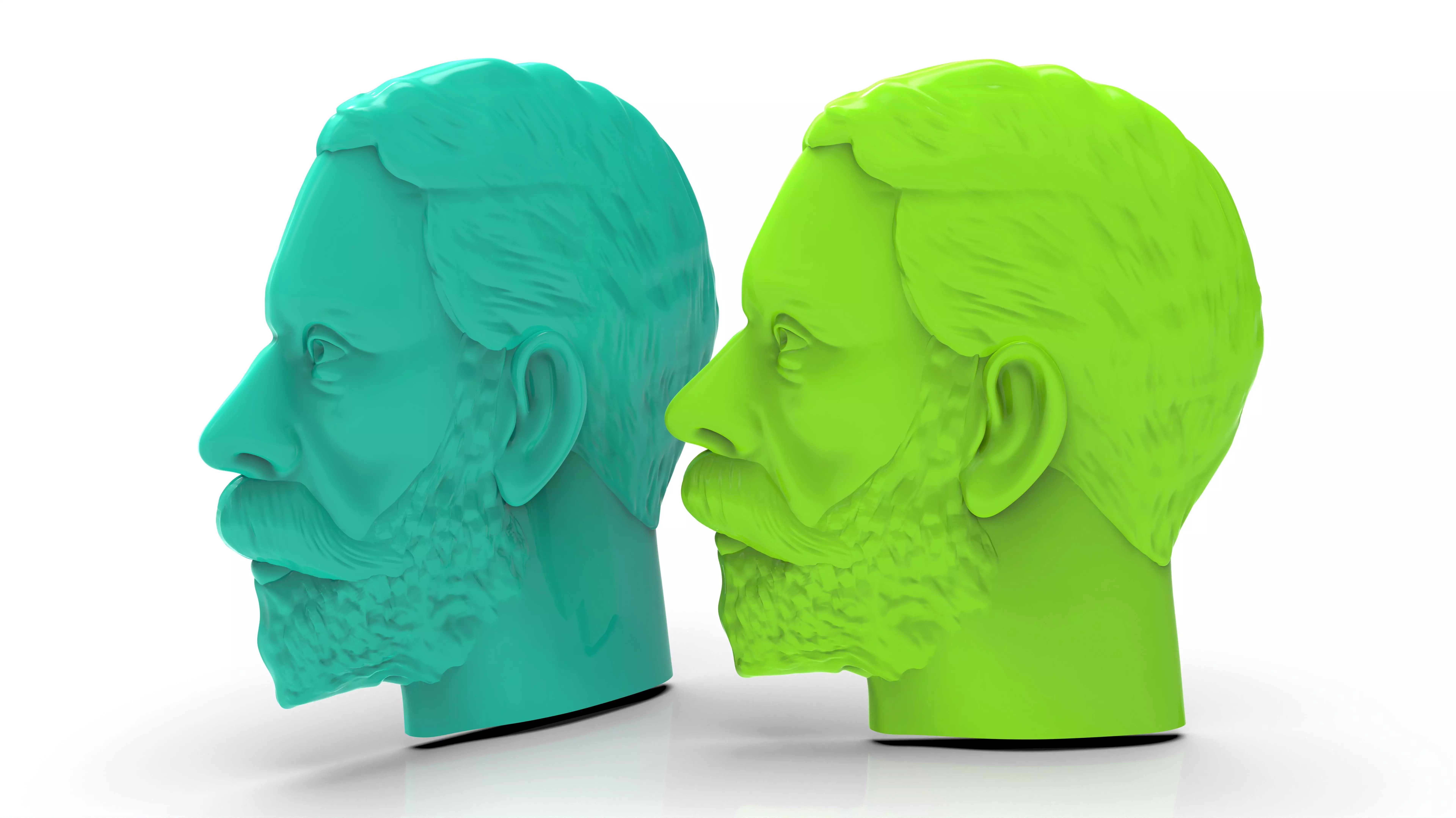 GEORGE V RELIEF 3D PRINT READY MODEL 3D print model