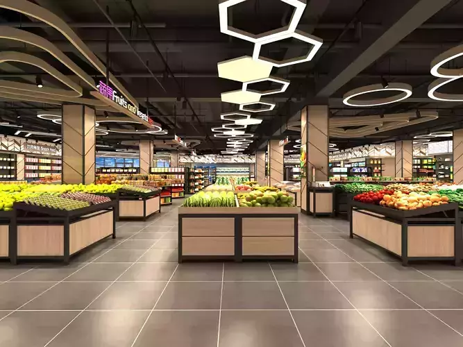 Supermarket Interior