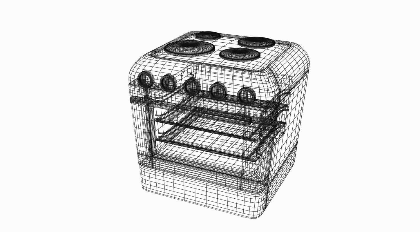 Cartoony Kitchen 3D model_21