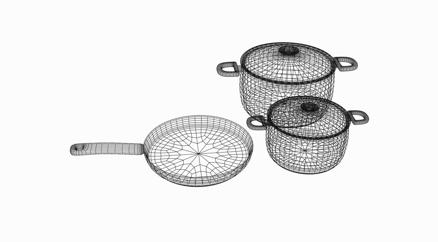 Cartoony Kitchen 3D model_32