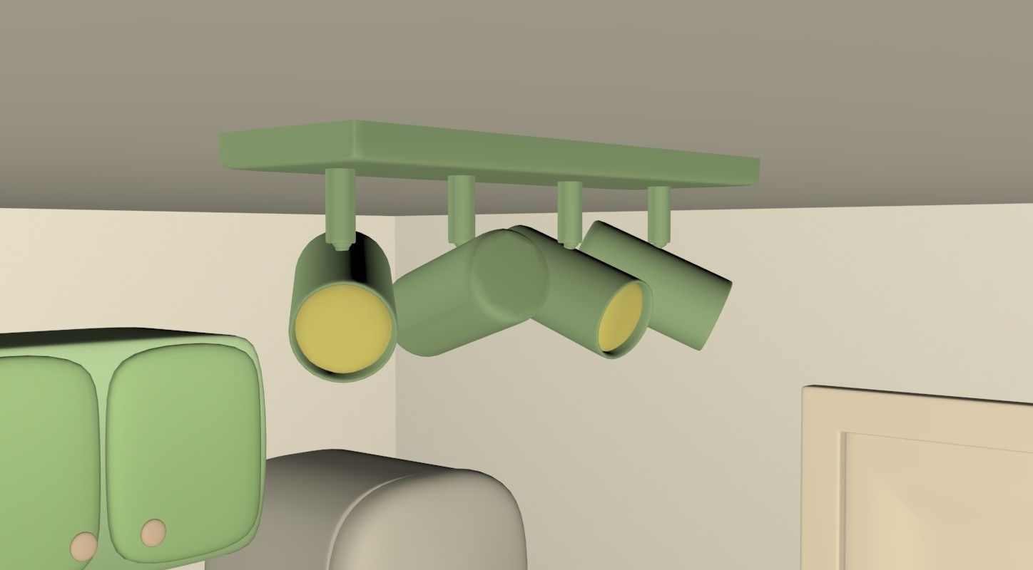 Cartoony Kitchen 3D model_17