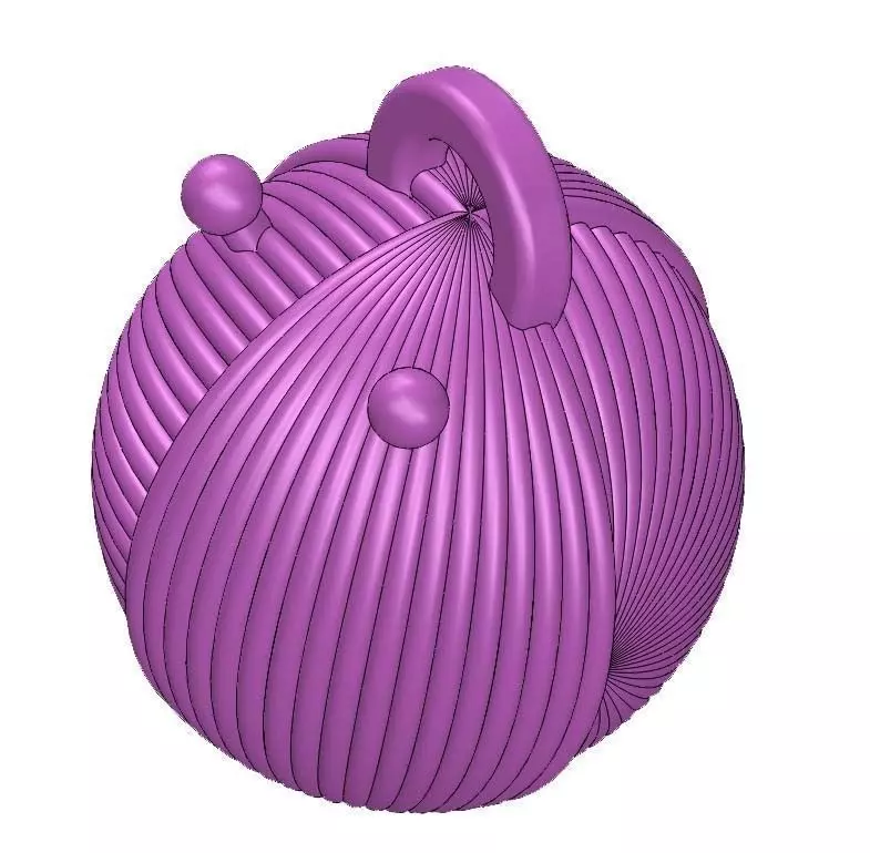 Keychain ball of yarn Free 3D print model