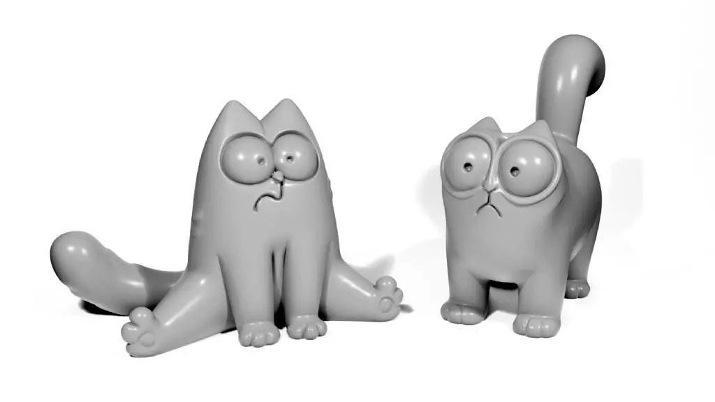 Simon cats 3D print model