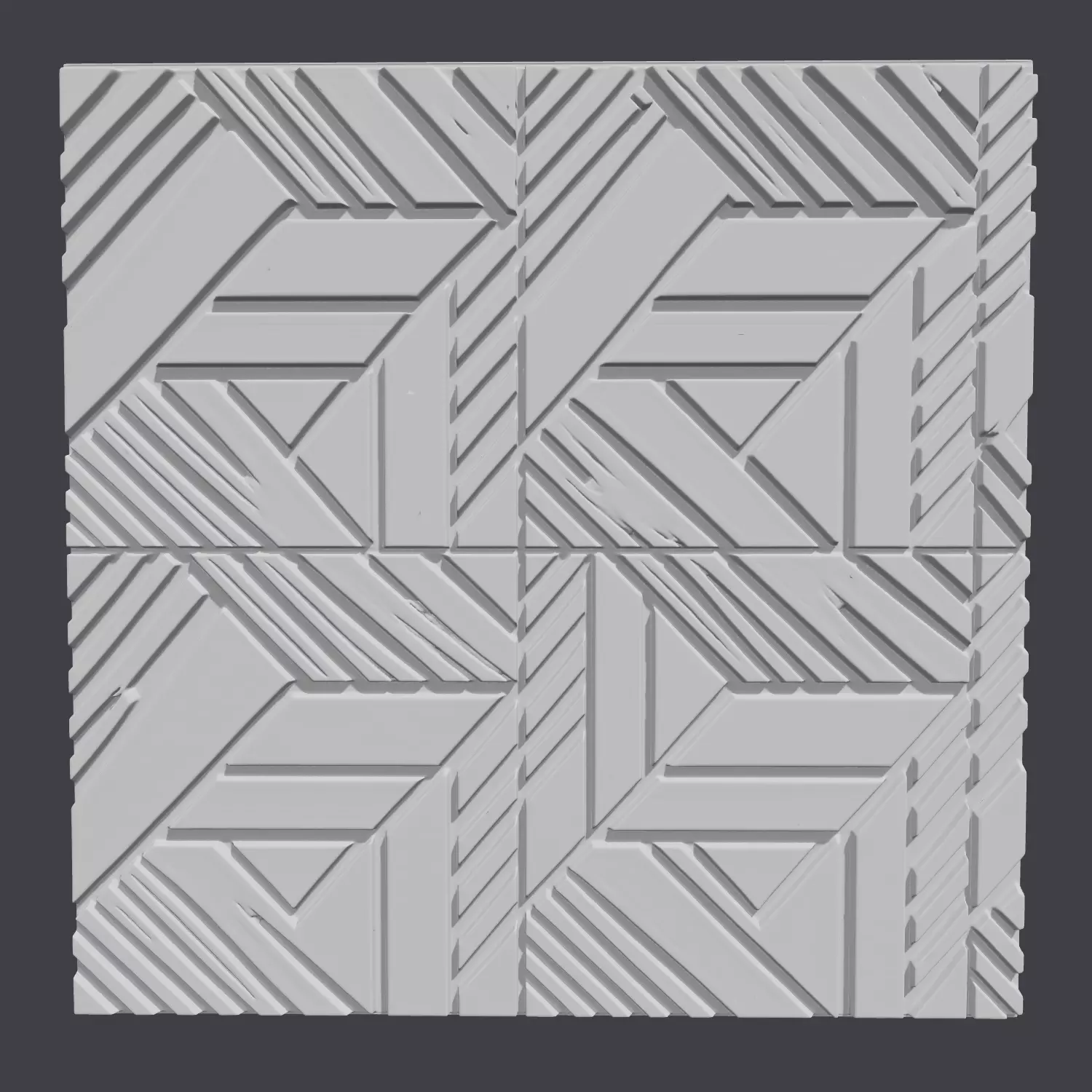 3D Wall Panel WPR18 3D print model