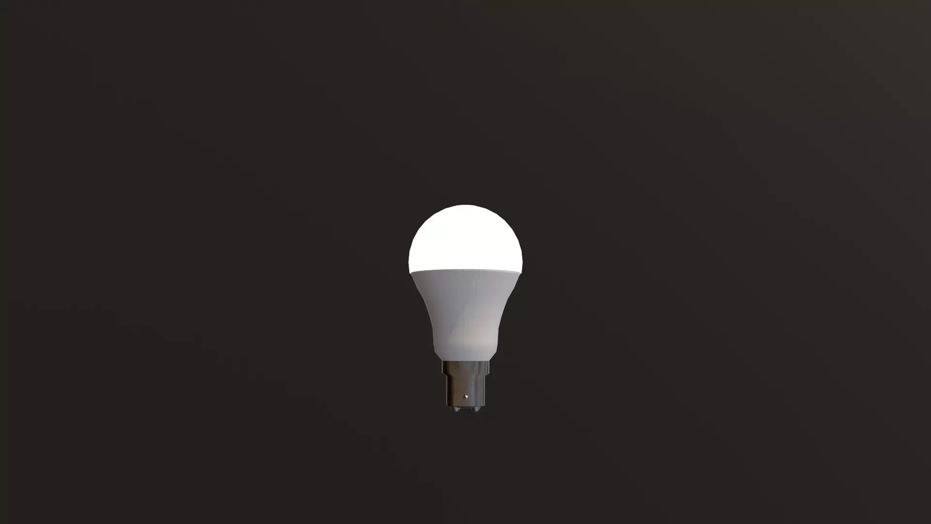 Led light bulb 3D model