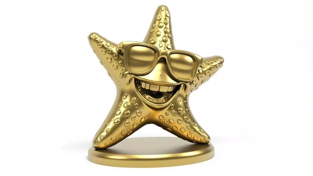 Funny star 3D print model
